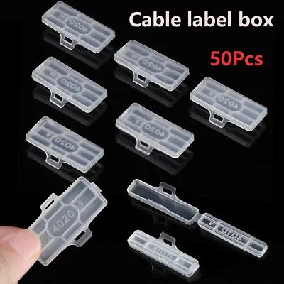 Marker Tool Cable Tie Cable Labels Tag Box Identification Tags Fiber Organizers • £4.93