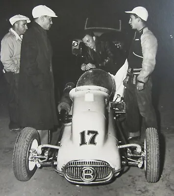 Vintage Midget Sprint Car Racing Photo #17 (8  X 10 ) Original C. 1950s • $26.40