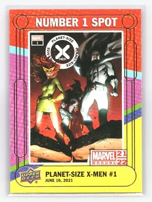 Planet-Size X-Men #1 2021-22 Upper Deck Marvel Annual Number 1 Spot #N1S-24 • $2.99