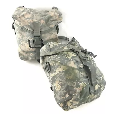 Lot Of 2 Sustainment Pouches For Army ACU Military Large Rucksack USGI MOLLE II • $14.28