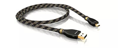 Viablue KR-2 Silver Usb-Cable 2.0 A/Mini-B 3 4/12ft Ofc 21058 Silver 3x Shield • $63.73