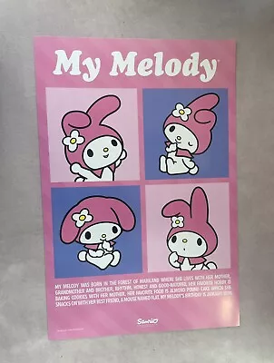 Vintage Sanrio 2013 My Melody 12”X 18 1/2” Poster. • $15