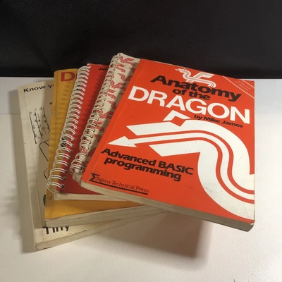 £25 • Buy 5 X Dragon 32 Books, Inc. Help Guides, Basic Programming (BK12)