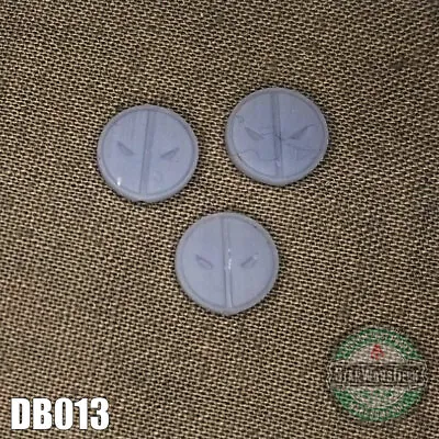 DB013 Deadpool V1 Buckle Logo Badge 10mm 3pc Set Use With 6  Marvel Legends • $11.97