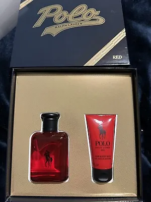 Ralph Lauren Polo Red Eau De Toilette 75ml Gift Set - Brand New ! • £39.99