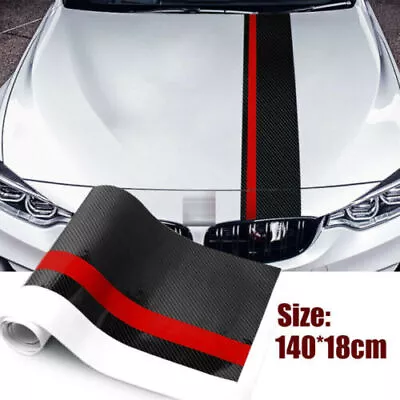 Universal Car Stripes Rally Stickers Sports Racing Decal For Hood Bonnet Roof • £8.99