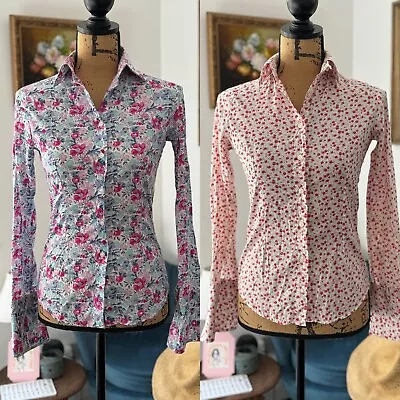 Rhodes & Beckett Women’s Size 4 Egyptian Cotton Floral Shirts Bundle • $40