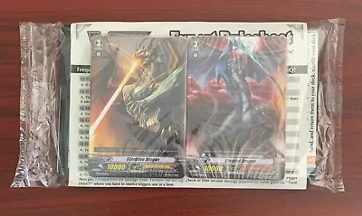 Cardfight Vanguard Flash Fight Starter Set Stardrive Crested Half Deck Kad1 Kad2 • $10