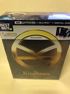 The Kingsman 3-Movie Collection Steelbook (4K+Bluray+Digital)  NEW-Sealed • $69.99