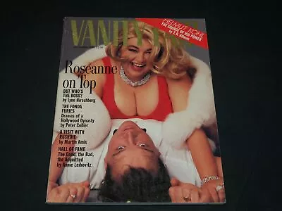 1990 December Vanity Fair Magazine - Roseanne Barr Cover - Fashion - L 1813 • $22.49