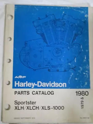 Harley Davidson 1979-1980 Ironhead Sportster Parts Catalog #325245 • $34.95