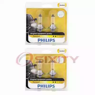 2 Pc Philips Low Beam Headlight Bulbs For Land Rover Discovery Discovery Xy • $26.32