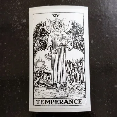 ♆ Temperance Tarot 4 X 2.5  Waterproof Vinyl Sticker [💪 HQ Durability!] Decal • $5.16