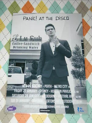 Panic At The Disco - 2017 Australian Tour - Laminated Tour Poster NEW & OFFICIAL • $15.95