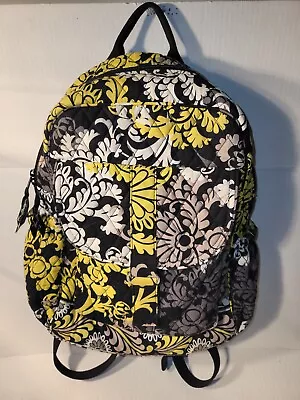 Vera Bradley Floral Backpack Baroque Medium Campus Laptop Tablet School Bag • $26.99