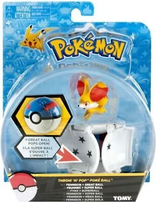 £11.95 • Buy Tomy Pokemon Throw 'N' Pop Pokeball Pikachu/Chespin/Fennekin/Froakie Christmas