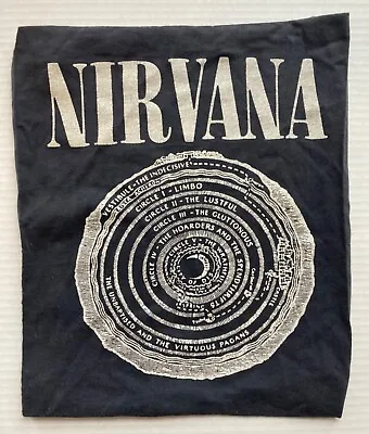 Nirvana Vestibule Cut Shirt Fabric Piece Circles Of Hell Vintage SubPop 90s Rare • $69.99