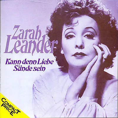 Kann Denn Liebe Sunde Sein? -Zarah Leander -CD Nov-1998 Emi)-MINT • $8.99