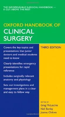 Oxford Handbook Of Clinical Surgery (Oxford Medical Handbooks) Paperback Book • £4.49