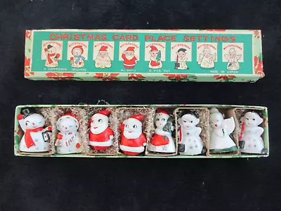 Vintage Commodore Original Christmas Card Place Settings In Box 8 Pcs. Set (5) • $65