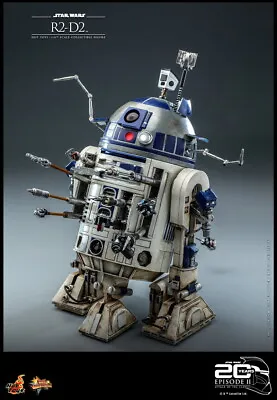 In Hand! New Hot Toys MMS651 STAR WARS II: ATTACK OF THE CLONES 1/6  R2D2 Figure • $283.39