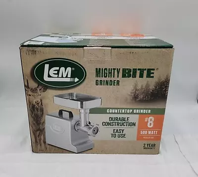 LEM 1158 Mighty #8 Electric Meat Grinder W/ 3 Stuffing Tubes & Meat Stomper • $206.99