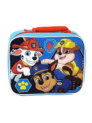 Paw Patrol Lunch Bag Insulated Chase Rubble Marshall Reusable Blue Boys School • $12.48