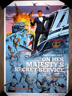 Mondo PAUL MANN James Bond On Her Majesty’s Secret Service Art Print Poster 007 • $135