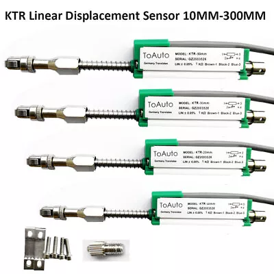 KTR Linear Displacement Sensor 10mm-300mm Position Transducer Scales For CNC • $70.43