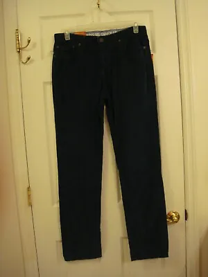 Mens Mossimo Supply Co. Slim Straight 5 Pocket Corduroy Teal Pants Sz 34x34 NEW • $19.99