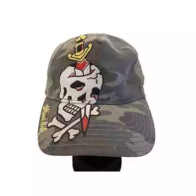 Miami Ink Camo Skull Dagger Adjustable Snapback Mesh Baseball Cap Hat • $8.77