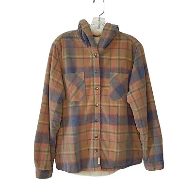$24.95 • Buy SOHO Threads Ladies' Corduroy Sherpa Fleece Lined Button-Up Shirt Jacket D42