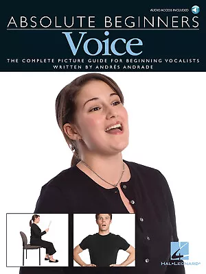 Absolute Beginners Voice Vocal Learn Singing Lessons Music Book & Online Audio • $19.99
