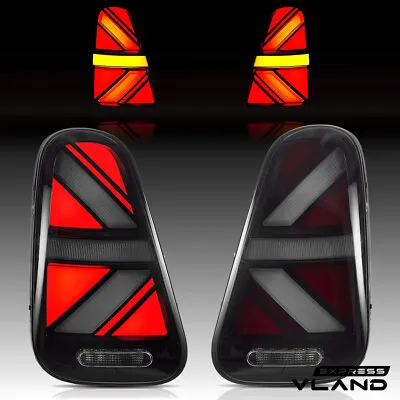 VLAND Clear LED Tail Lights For 2001-2006 BMW Mini R50 R52 R53 Cooper S Rear Kit • $289.99