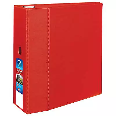 Heavy-Duty 3 Ring Binder 5  One Touch EZD Rings 2.3/4.8  Spine 1 Red Binder • $26.39