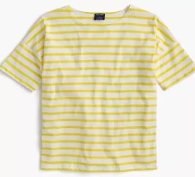 NWT SAINT JAMES For J.CREW Size S Striped Short-sleeve Slouchy T-shirt C7597 $89 • $71.20