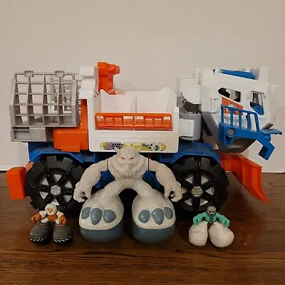 MATCHBOX Big Boots Arctic Yeti Catcher Truck Yeti & 2 Figures • $30