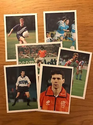 £1 • Buy Barratt Football Candy Sticks Post Cards Europes Best Choose Yours Gullit Gazza