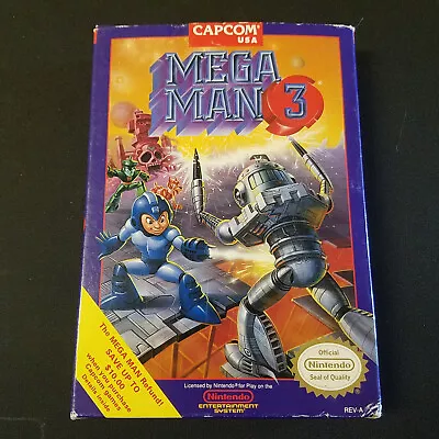 Mega Man 3 - Nintendo NES - Complete CIB • $110