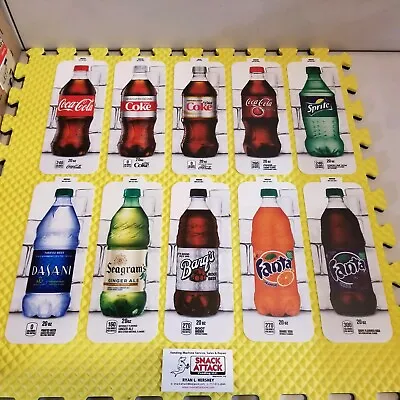 (10) ROYAL VENDORS 660 SODA VENDING MACHINE 20oz  BOTTLE  VEND LABEL KIT • $25.99