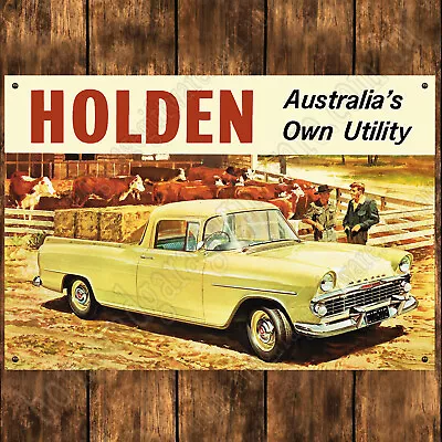 200mm X 285mm ALUMINIUM SIGN ADVERT EK HOLDEN UTE • $29.90