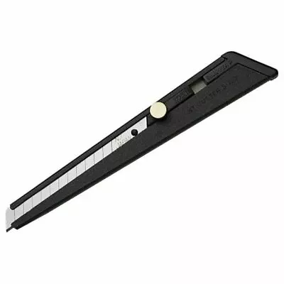 NT Cutter Light Duty Blade Knife 9 Mm A-Type S-202P Screw Lock Black Japan • $8.34
