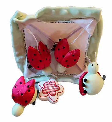 $49.98 • Buy Kids Line Kidsline Ladybug Dragonfly Flower Nursery Crib Musical Mobile 