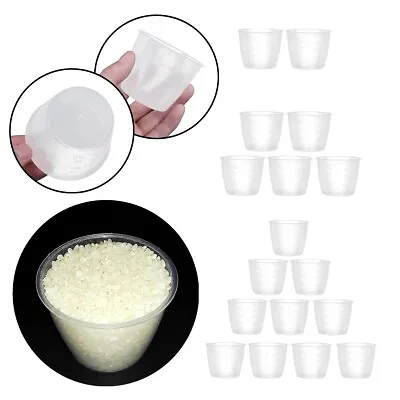 10Pcs Clear Rice Measuring Cups Plastic Electric Rice Cooker ReplacementCups UK • £4.99