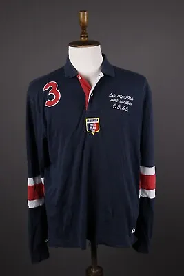 La Martina Buenos Aires Polo Team Long Sleeve Polo Shirt Size XL • $62.50