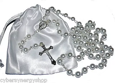 First Holy Communion Rosary Beads - 1st Communion Present  - Girls & Boys Gift • £4.94