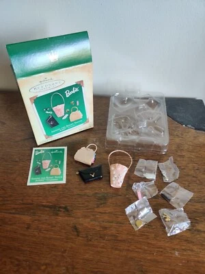 £15 • Buy Christmas Hallmark Keepsake Adding The Right Touch Barbie Ornaments Boxed 2004