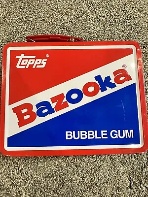 Vintage Bazooka Joe Comic Character Lunch Kit Tin Lunchbox Pail 8x6x3 • $14.99