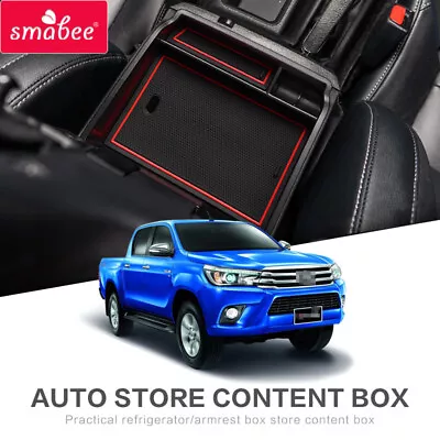 Armrest Storage Box For Toyota Hilux SR5 2015 ~ 2022 REVO Fortuner Accessories • $20.79