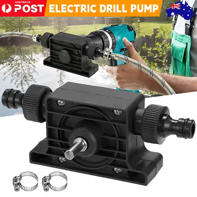 $10.95 • Buy Hand Electric Drill Drive Self Priming Pump Water Oil Transfer Small Pumps Home